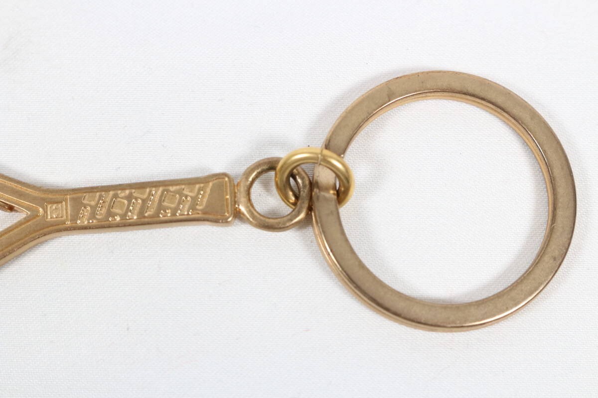Chanel Coco Mark Tennis Racket Gold Color Bag Charm Key Ring