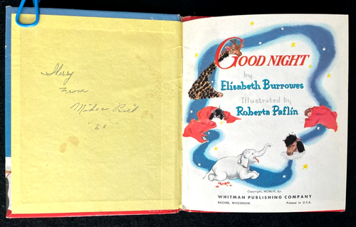 GOOD NIGHT, MOTHER GOOSE, & 2 more ~ Whitman Fuzzy Wuzzy Tell-A-Tale Books set - Bild 3 von 12