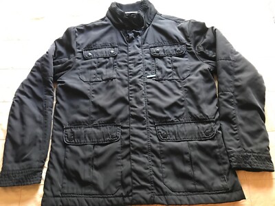 ETIQUETA NEGRA Classic Car Black Full Zip Lined Men's Jacket XL | eBay