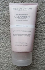  Revolution Renewing Cleanser Foaming Gel Blueberry+ Goji Berry Extracts 5.07 oz