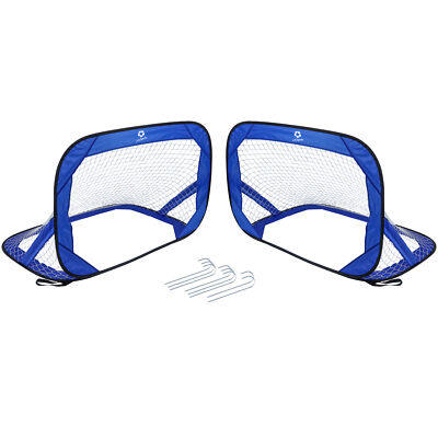 Pop-Up Goal Set 2 x Fußballtore für Kinder Indoor & Outdoor faltbare Tore