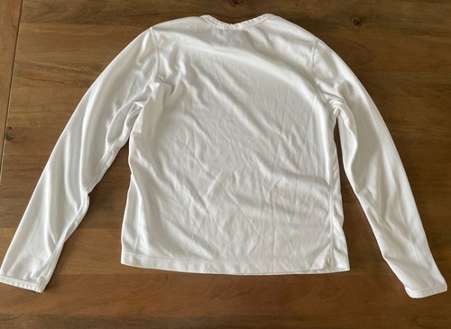 VINTAGE Nike Shirt Boys Youth S Thermal Long Sleeve Aired Retro Basketball 90s - Picture 2 of 5