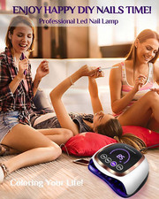 Lampara UV LED 180W Para Unas Con Pantalla LCD Y Sensor Automatico