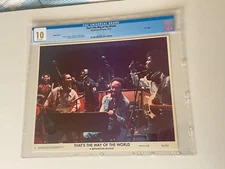 1976 That's the Way of the World EWF Earth WInd & Fire LOBBY CARD Graded CGC 10