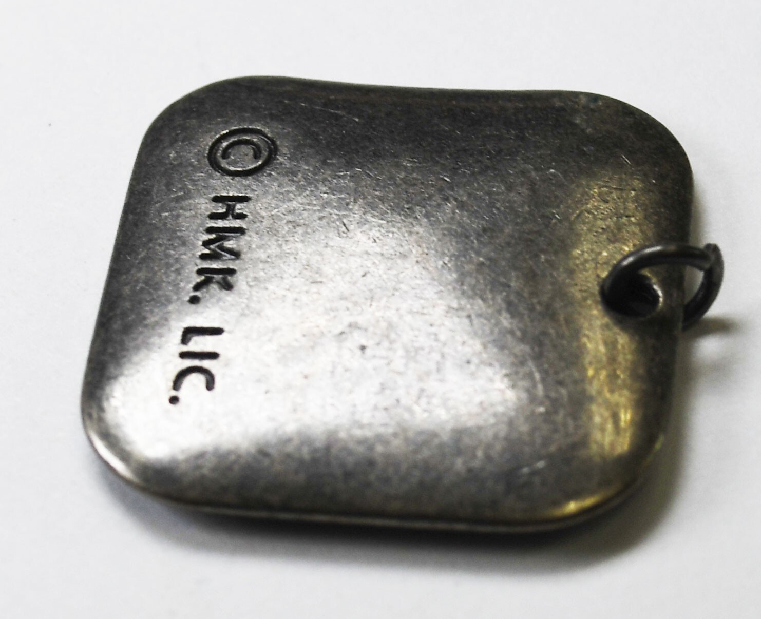 Sterling Silver HMK LIC Rounded Squared Heart Pen… - image 3