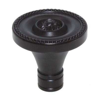 Schaub Meridian 1 3/8'' Beaded Solid Brass Cabinet Knob Oil-Rubbed Bronze 800-10B