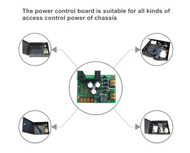 DC12V/5A access control power supply board - Picture 8 of 9