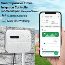 Lawn Water Sprinkler System WiFi Irrigation Controller Watering Timer Garden App
