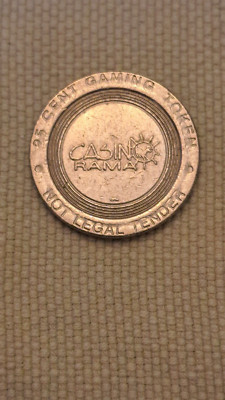 Casino Rama (Ontario CANADA) Slot Machine Token - 25 Cents - Casino PB1699 