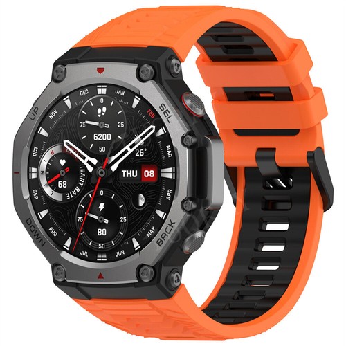 For Huami AmazFit T-Rex 3 Watch Band Sport Silicone Strap Case Cover Replacement - Picture 63 of 128