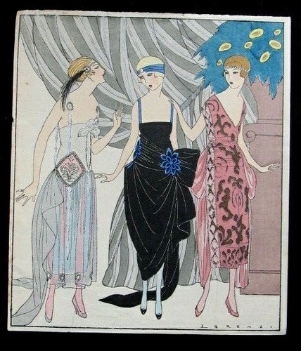 Fabius Lorenzi Stencil Original Edition The Parisian Elegances Art Deco. 01 - Picture 2 of 6