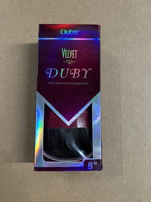 Outre Velvet Remi Duby 100% Remi Human Hair Wvg 8 Inch Color C1B/30