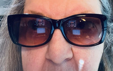 Vintage Ellen Tracy RED Sunglasses France ETS 650 RD-50 57016 140