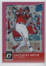 2016 Panini Donruss Optic Rated Rookies Pink Socrates Brito #58 1tr
