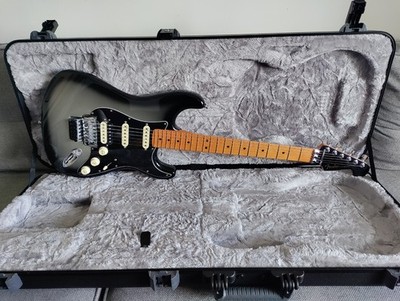 2021 Fender American Ultra Luxe Stratocaster HSS Floyd Rose Silverburst w/OHSC