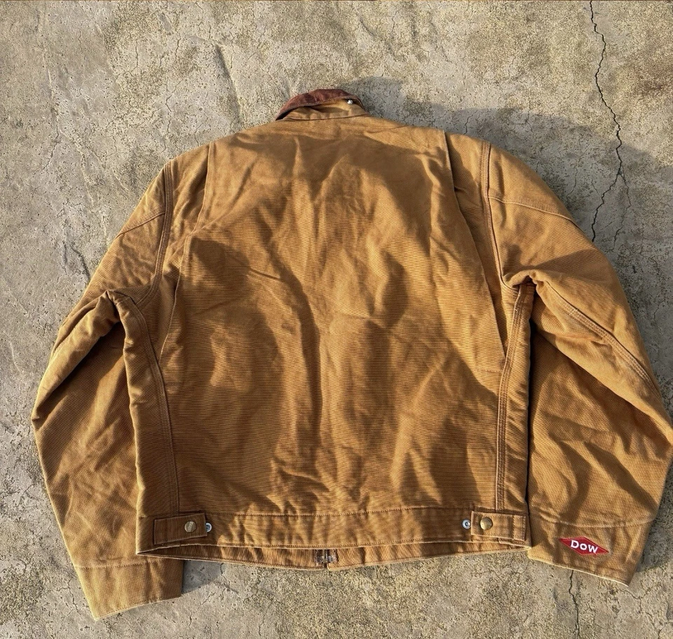 Chaqueta Carhartt Detroit para hombre manta forrada talla mediana Foto 2 de 4