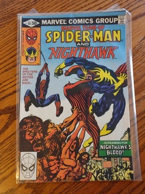Marvel Team-Up #101 Marvel Spider-Man Nighthawk 1980 Bronze Age