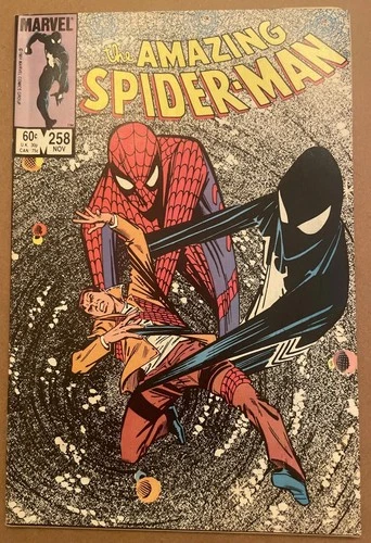 Amazing Spider-Man #258 (1984) 🔑 1st Symbiote & Boombastic Bag Man - VF+