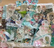 Lot 100+ps Shabby Chic Turquoise Lady Slow Cr...