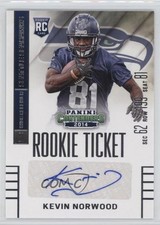 2014 Panini Contenders Kevin Norwood (Ball in Right Hand) #148 Auto w0w