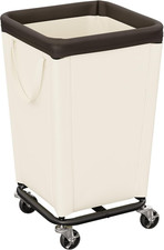 StorageWorks Basic Laundry Hamper with Wheels, 160L Rolling Laundry Basket, Heav