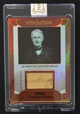 Thomas Edison 2025 Eternal 66/99 Patch Revelation Authentic History Relic