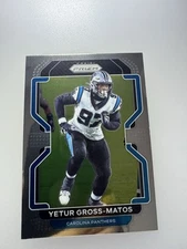 2021 Panini Prizm #319 Yetur Gross-Matos Carolina Panthers Football Card