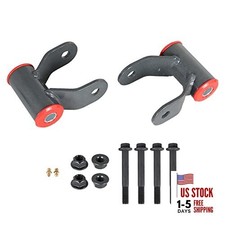 Rear Drop Lowering Steel Shackles Kit Replacement for Ram 1500 2002-2008