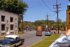 CSS&SB South Shore Line Interurban Loco #803 1958 35mm Original Kodachrome Slide