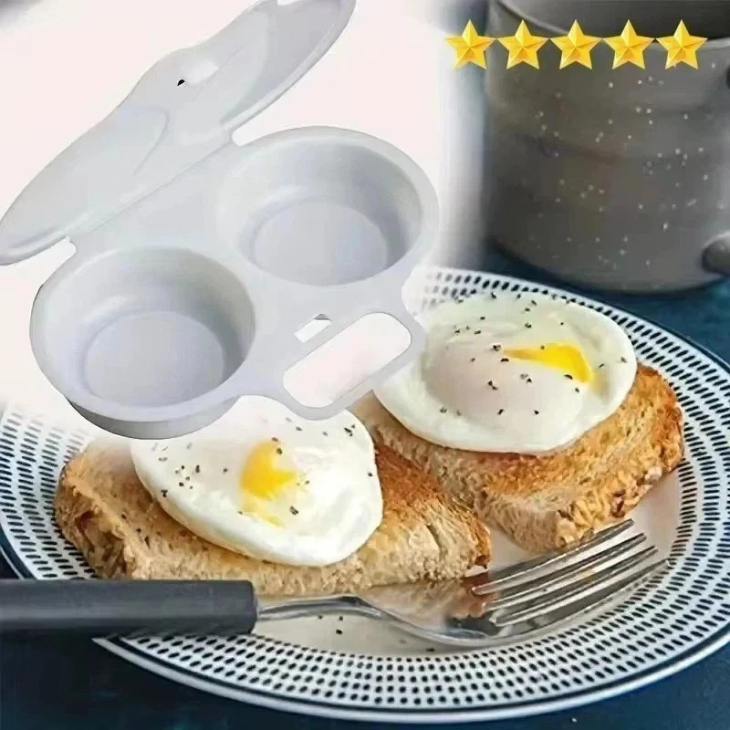 Microwave Egg Poacher,Poached Egg Cooker,Egg Maker Poached Egg Steamer Kitchek