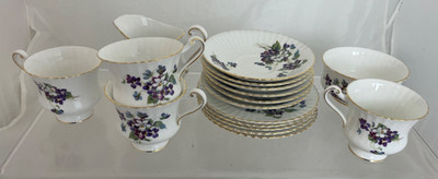 Hübsches Vintage Paragon 17-teiliges teiliges Teeservice - Bratschen