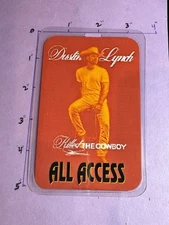 Dustin Lynch 2023-2024 commemorative ALL ACCESS backstage pass & Lanyard