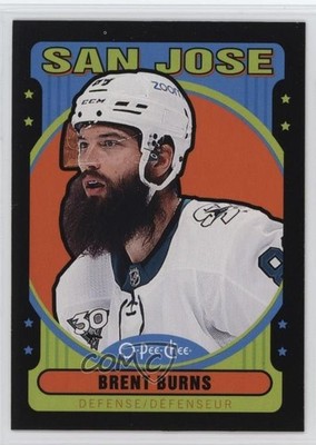 2021-22 O-Pee-Chee Retro Black Border /100 Brent Burns #408 0k2j