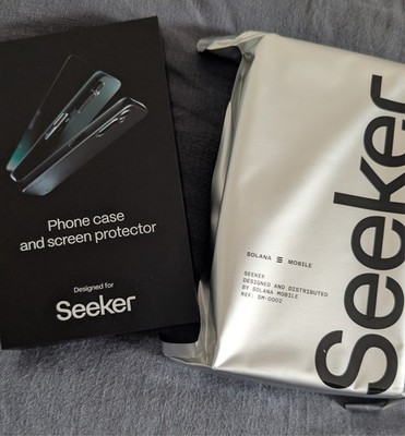 Solana Mobile Seeker 2 + Phone Case and Screen Protector