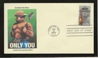 SMOKEY THE BEAR FDC 1984 CAPITAN, NEW MEXICO JERRY'S COVERS ONLY 1 MADE