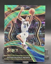2023-24 Panini Select - Courtside Olivier-Maxence Prosper #267 Green Wave /50 RC
