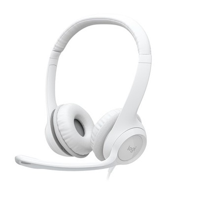 Logitech H390 kabelgebundenes Headset für PC/Laptop, Stereo USB-A, weiß 