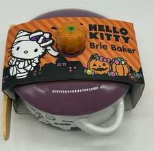 Hello Kitty Sanrio Halloween Brie Baker Casserole Mummy Pumpkin NEW