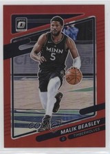 2021-22 Panini Donruss Optic Red Prizm 38/99 Malik Beasley #70 1l2