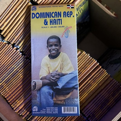 Dominican Republic and Haiti Travel Reference Map (WP) : 1:400,000 by ITMB...