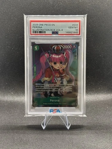 Perona (Illustration Box Vol.4) OP09-034 One Piece PSA 10