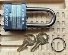 Master Lock 21Ka Padlock, Keyed Alike, Standard Shackle