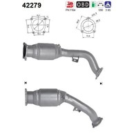 AS Katalysator Kat Passend FüR Audi A4 Avant 1.8 Tfsi 2.0 A5 Sportback