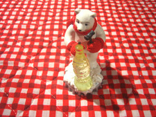 COCA-COLA POLAR BEAR FIGURINE WINTERTIME WONDER COKE IS A MASTERPIECE FREE SHIP