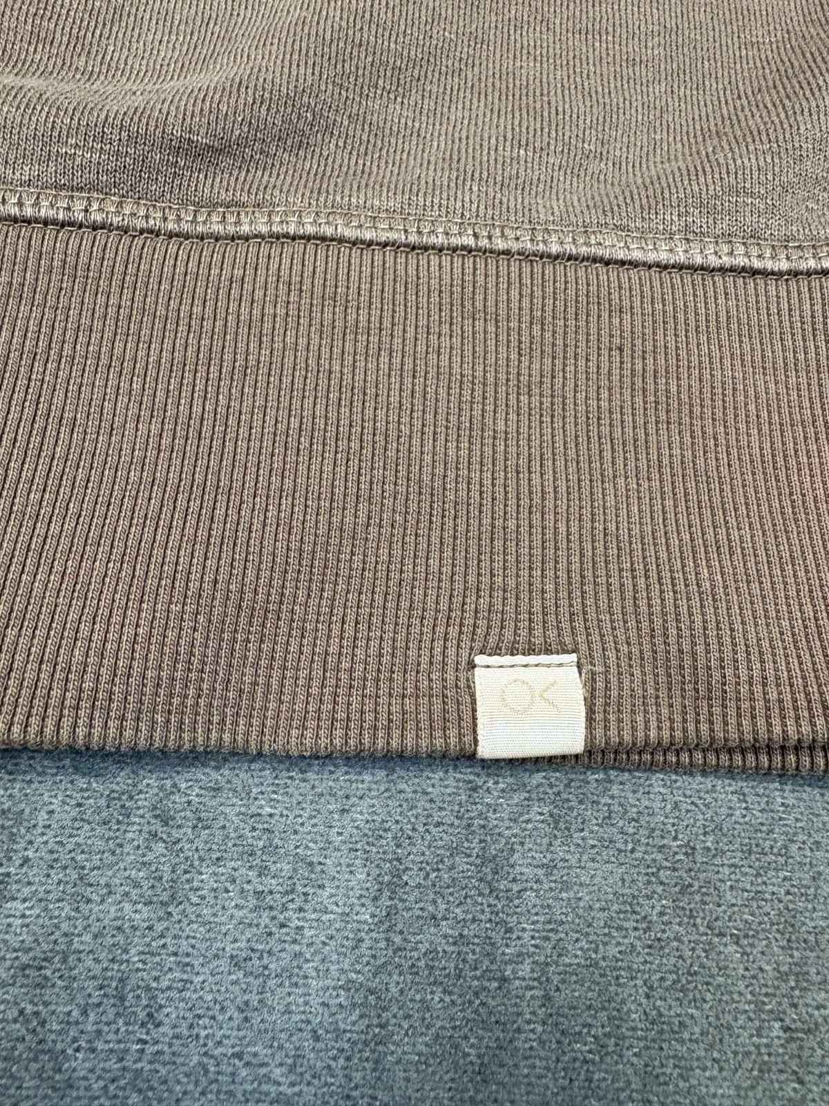 Outerknown Sweatshirt Adult Extra Large Brown Sweater Hemp Raglan Crewneck Mens