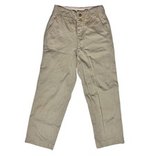 U.S. Army WW2 40s Vintage Khaki Chino Pants Button Fly USA made Trousers 28  