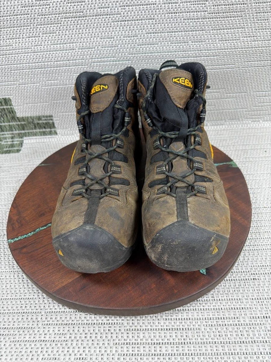 Keen Men’s 13EE Brown Utility Detroit XT Steel Toe Leather Work Boots Workwear Keen Men main image 4