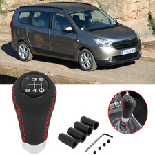 5 Gang Schalthebel Schaltknauf mit 4 Adaptern Für Dacia Duster Lodgy Sandero