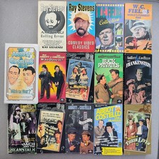 VHS Tapes 14 Movie Lot - Comedy - Abbot and Costello + More