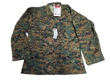 Tru-Spec Tactical Woodland Digital Shirt Jacket 65/35 Poly Cotton MARPAT Blouse